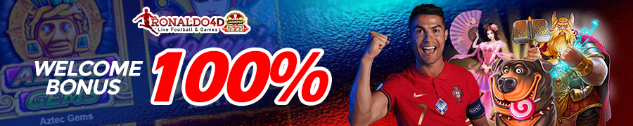 WELCOME BONUS SLOT 100% RONALDO4D ( ALL SLOT BEBAS IP